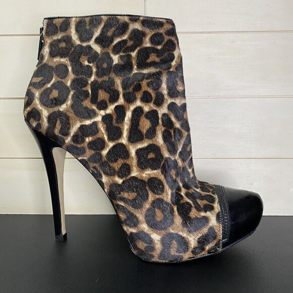 Michael Kors Shoes - Michael Kors Cynthia Platform Heels Leopard Women's Size 8.5 Shoes M Calf Hair